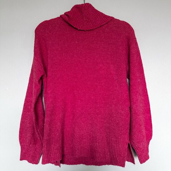 Leela and Lavender Pink Turtleneck Long Sleeve Sweater Size Small - Picture 8 of 8